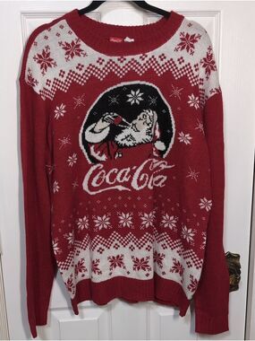 Coca Cola Unisex Christmas  Sweater